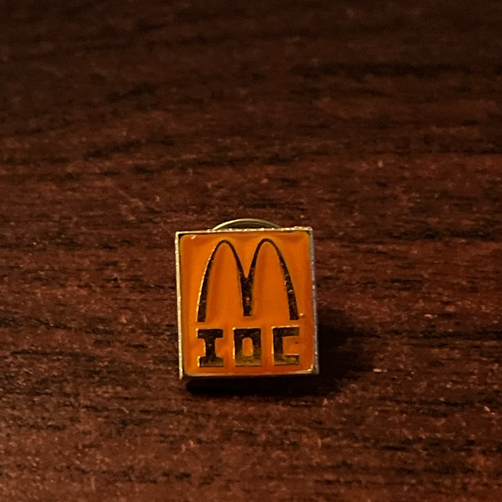 Vintage McDonald’s IOC Olympics Employee‎ Lapel Hat Pin